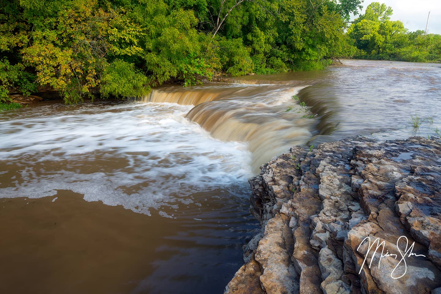 Indian Creek Falls - Near Fall River, KS