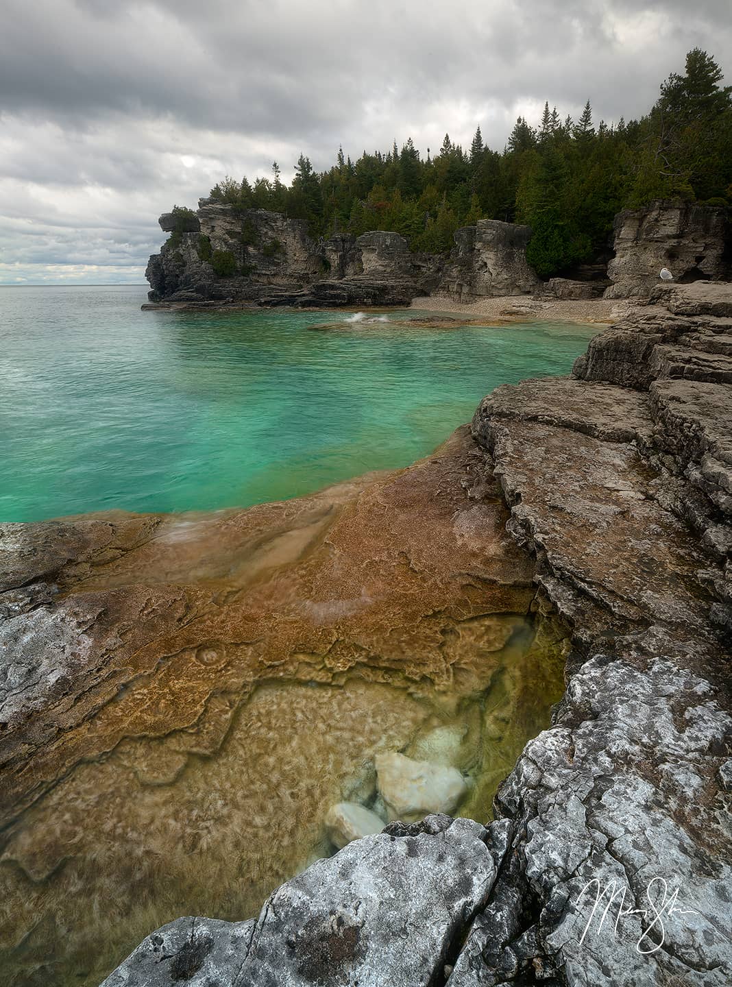 Indian Head Cove - Indian Head Cove, Bruce Peninsula National Park, Ontario, Canada