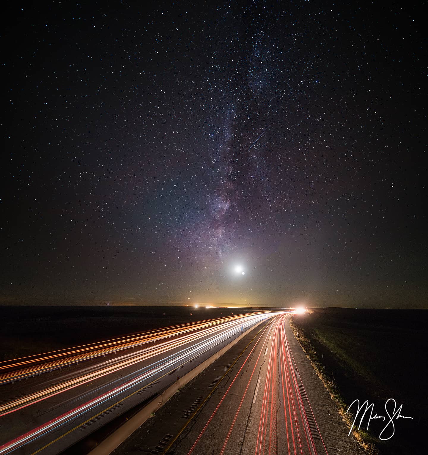 Kansas Turnpike Milky Way