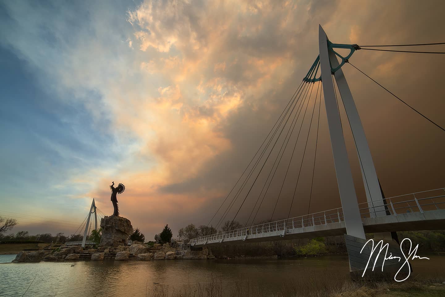 Keeper of the Smoke - Keeper of the Plains, Wichita, Kansas