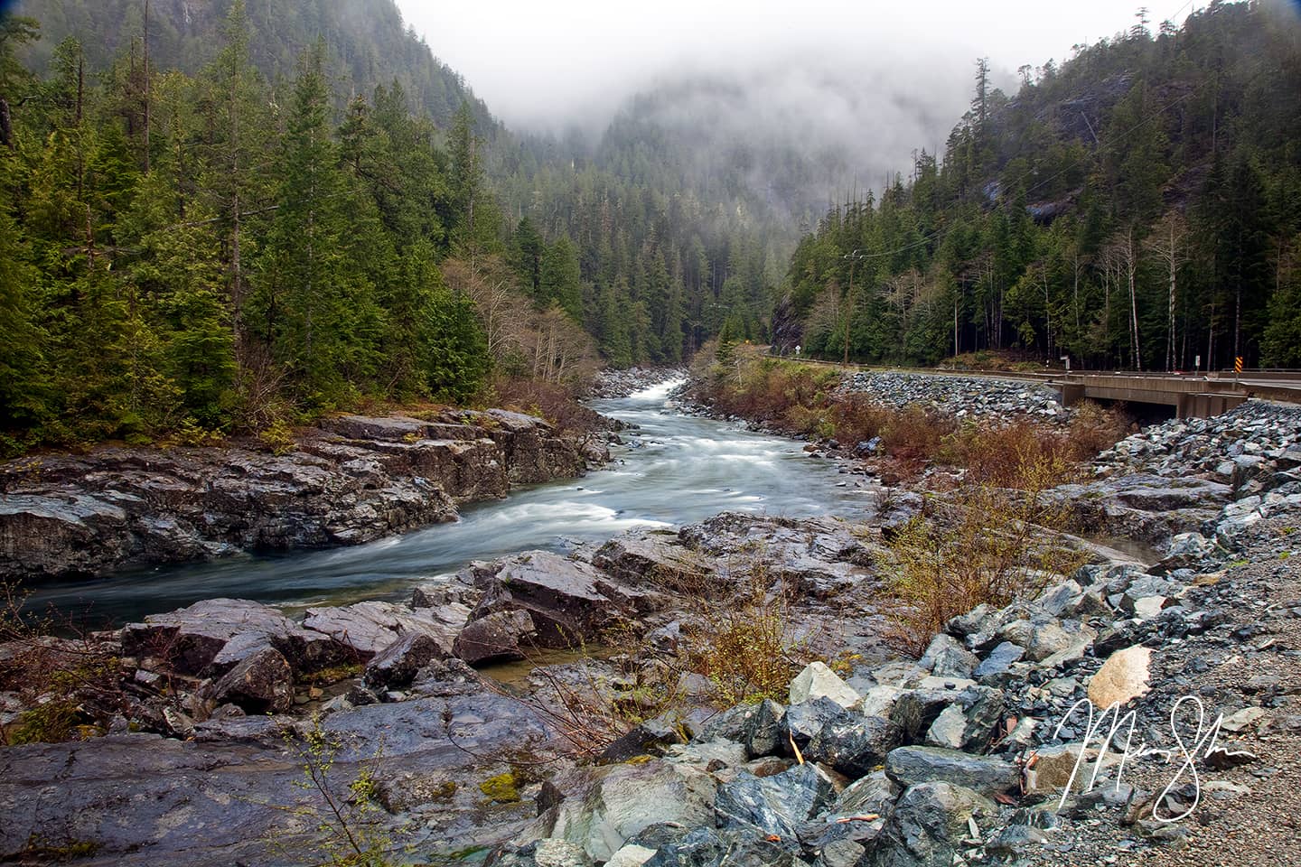 Kennedy River and the Pacific Rim - Kennedy River, Vancouver Island, British Columbia, Canada