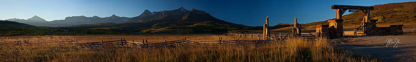 Last Dollar Ranch Panorama - Near Ridgway & Telluride, San Juans, Colorado
