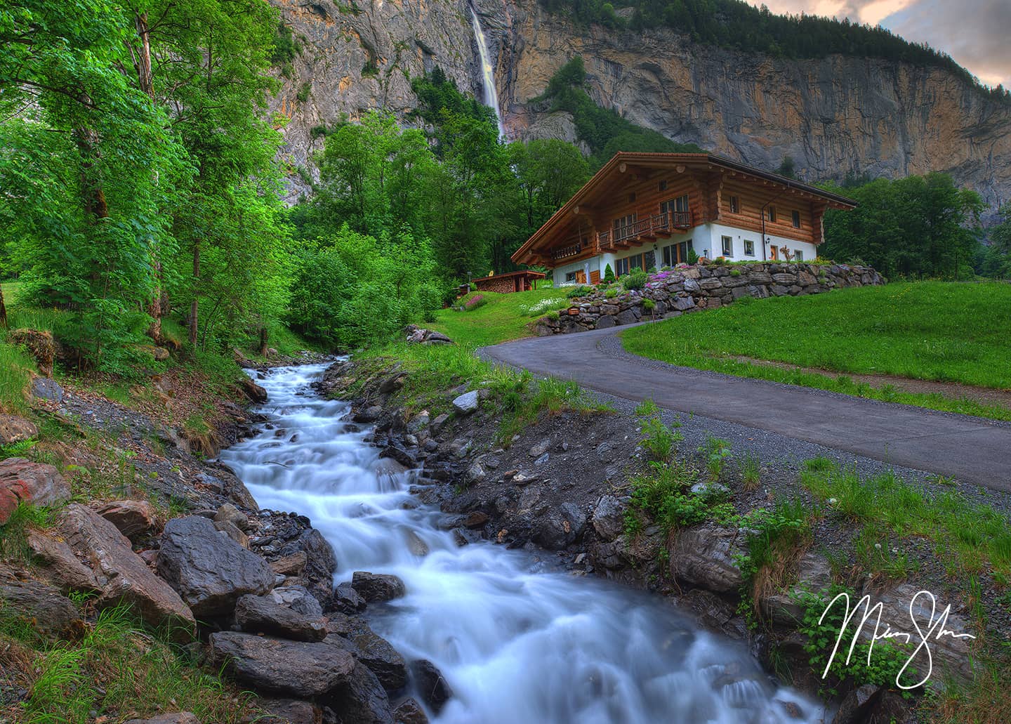 Lauterbrunnen Stream - Lauterbrunnen, Bernese Alps, Switzerland