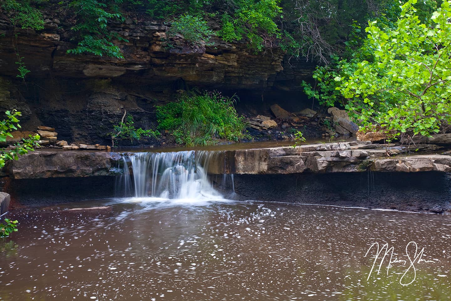 Lower Chautauqua Falls - Sedan Lake, Kansas