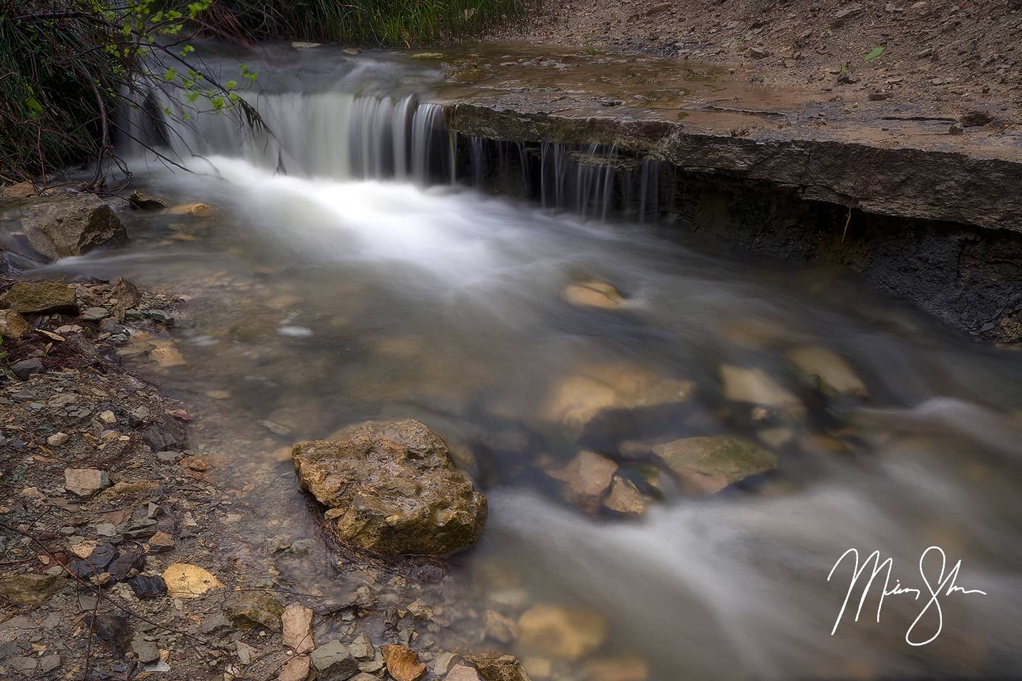 Lower Geary Falls - Geary State Fishing Lake, Junction City, Kansas