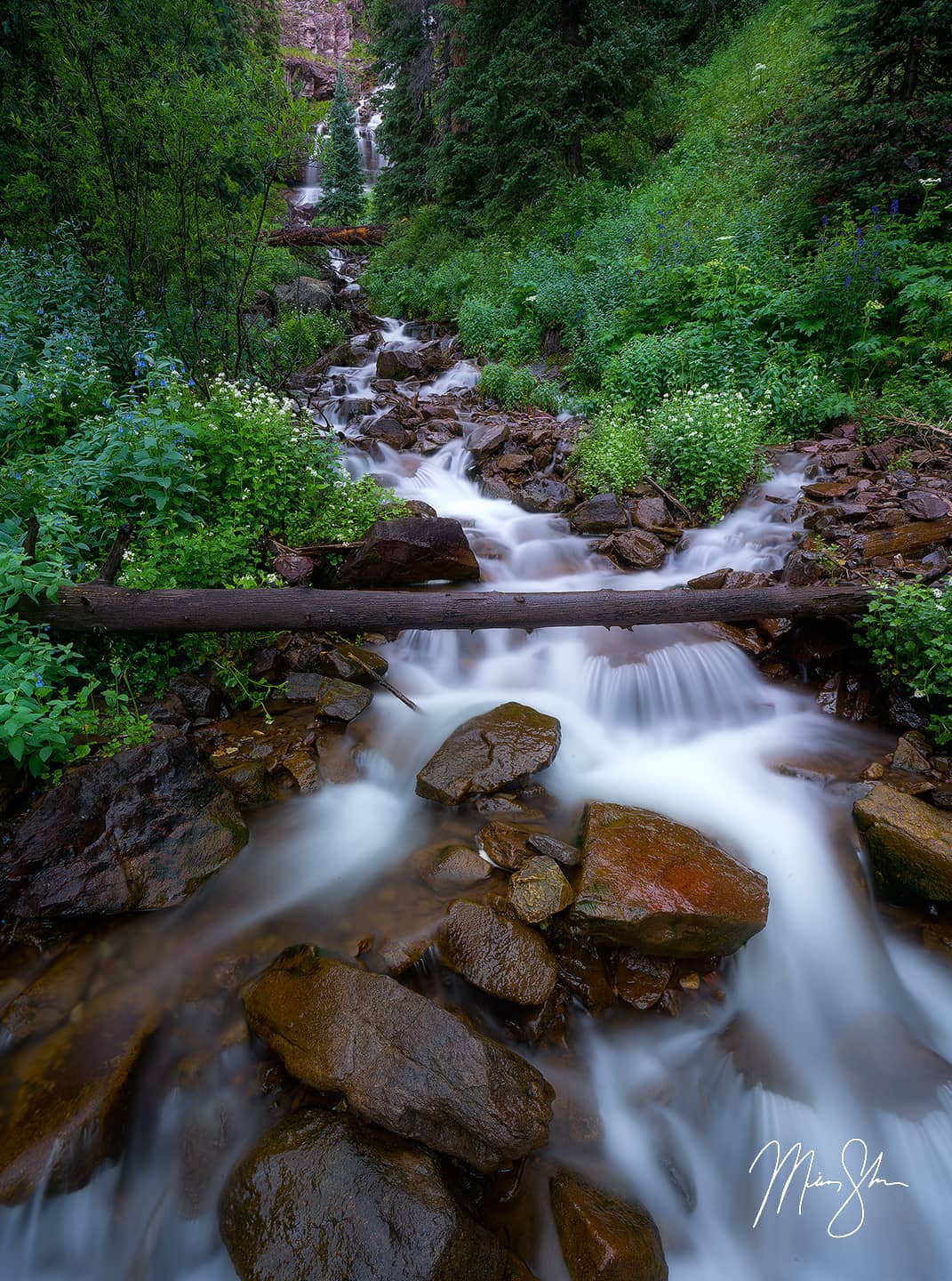 Lower Ice Lakes Basin Falls