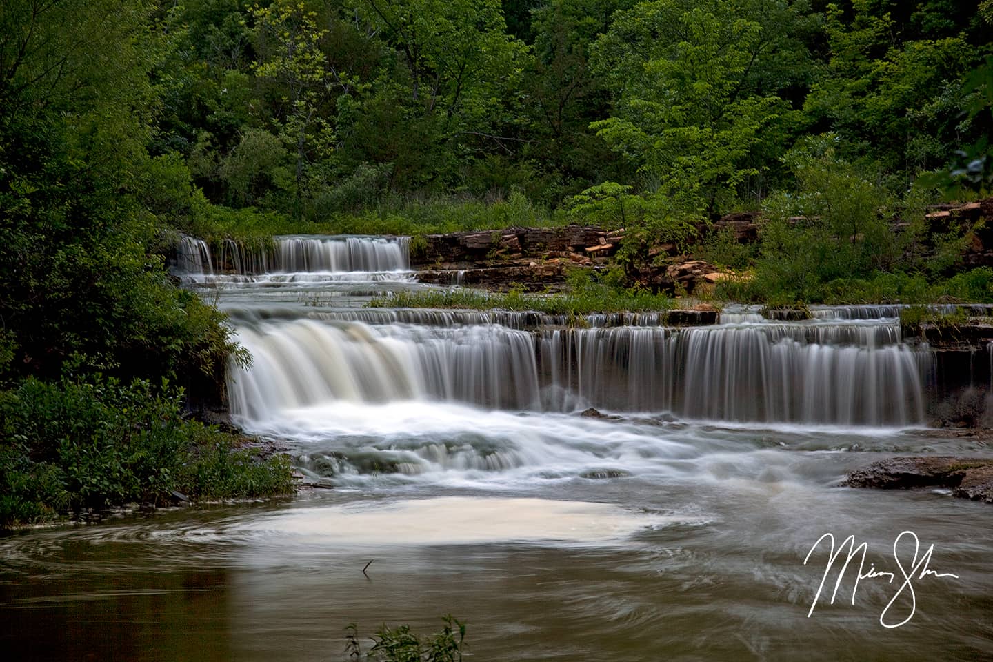 Lower Rock Creek Falls - Rock Creek Lake, Fort Scott, Kansas