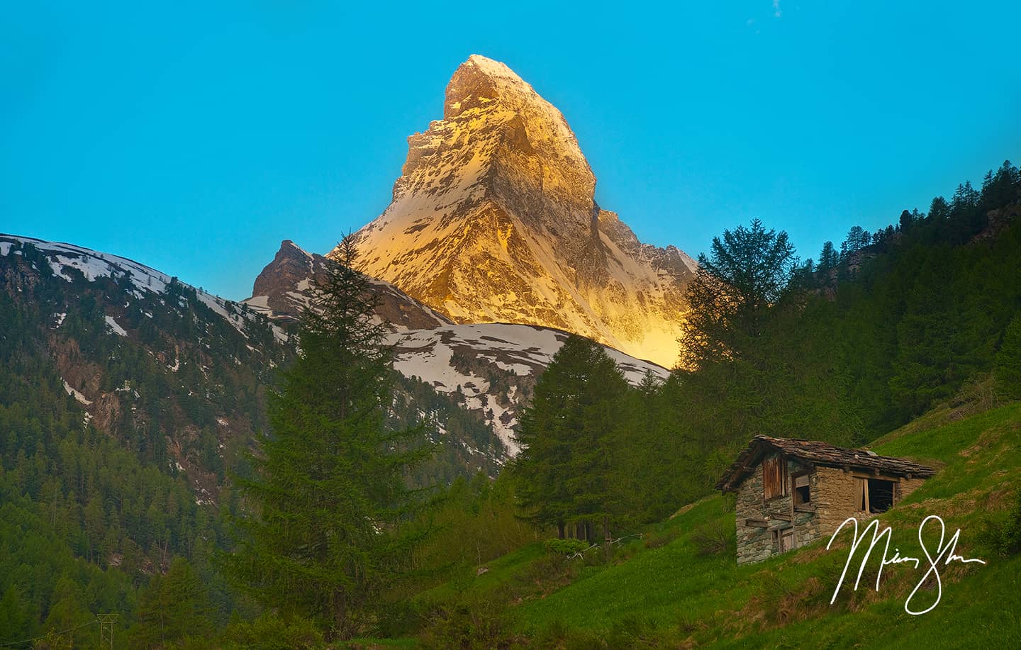 Matterhorn Alpineglow Sunrise - Zermatt, Switzerland