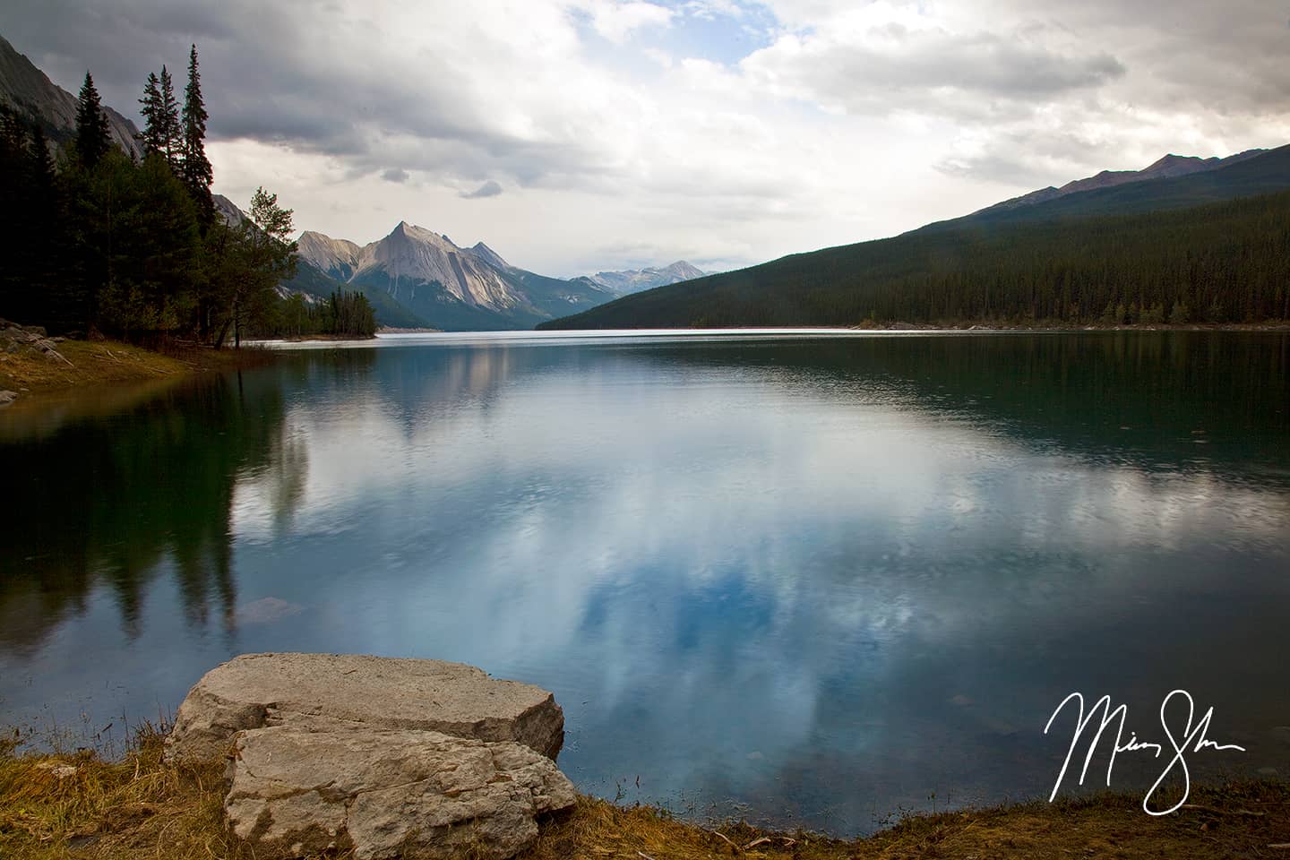 Medicine Lake - Medicine Lake, Jasper National Park, Alberta, Canada