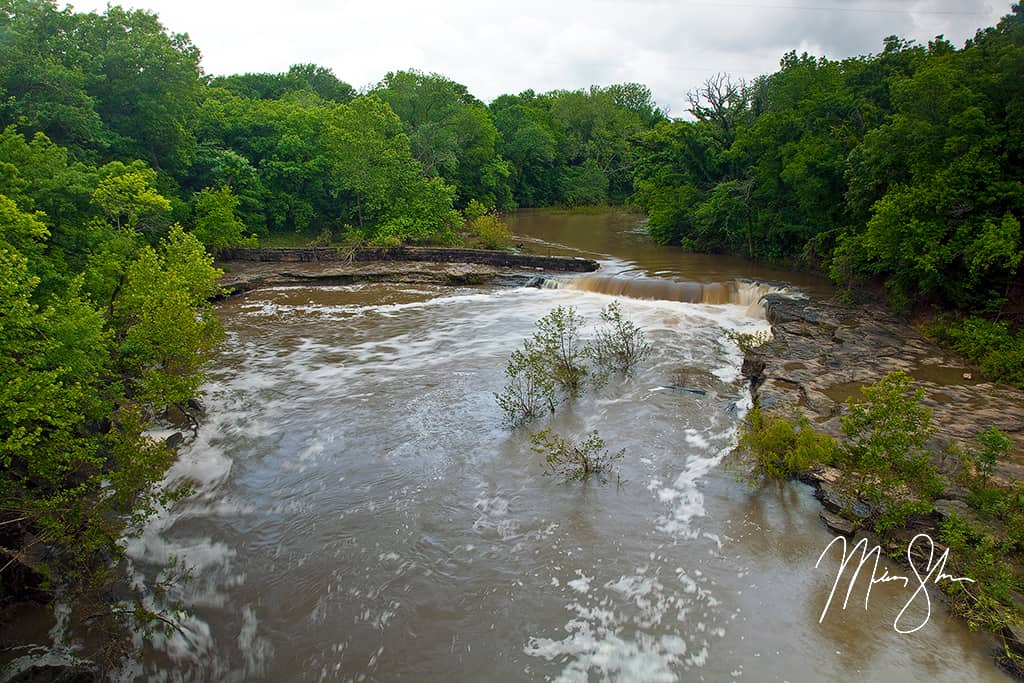 Flooded Elk Falls Elk Falls, Kansas Mickey Shannon Photography