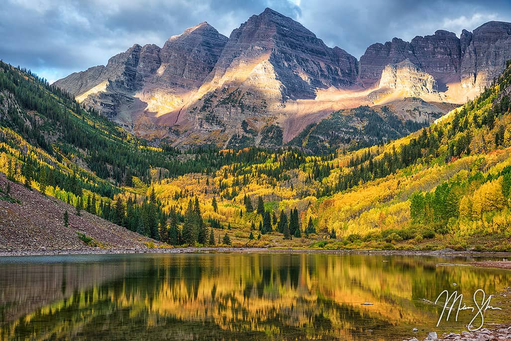 Maroon Bells Classic Maroon Bells, Colorado Mickey Shannon Photography