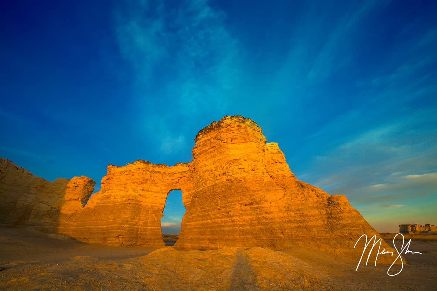 Monument Rocks Arch - Monument Rocks, Kansas