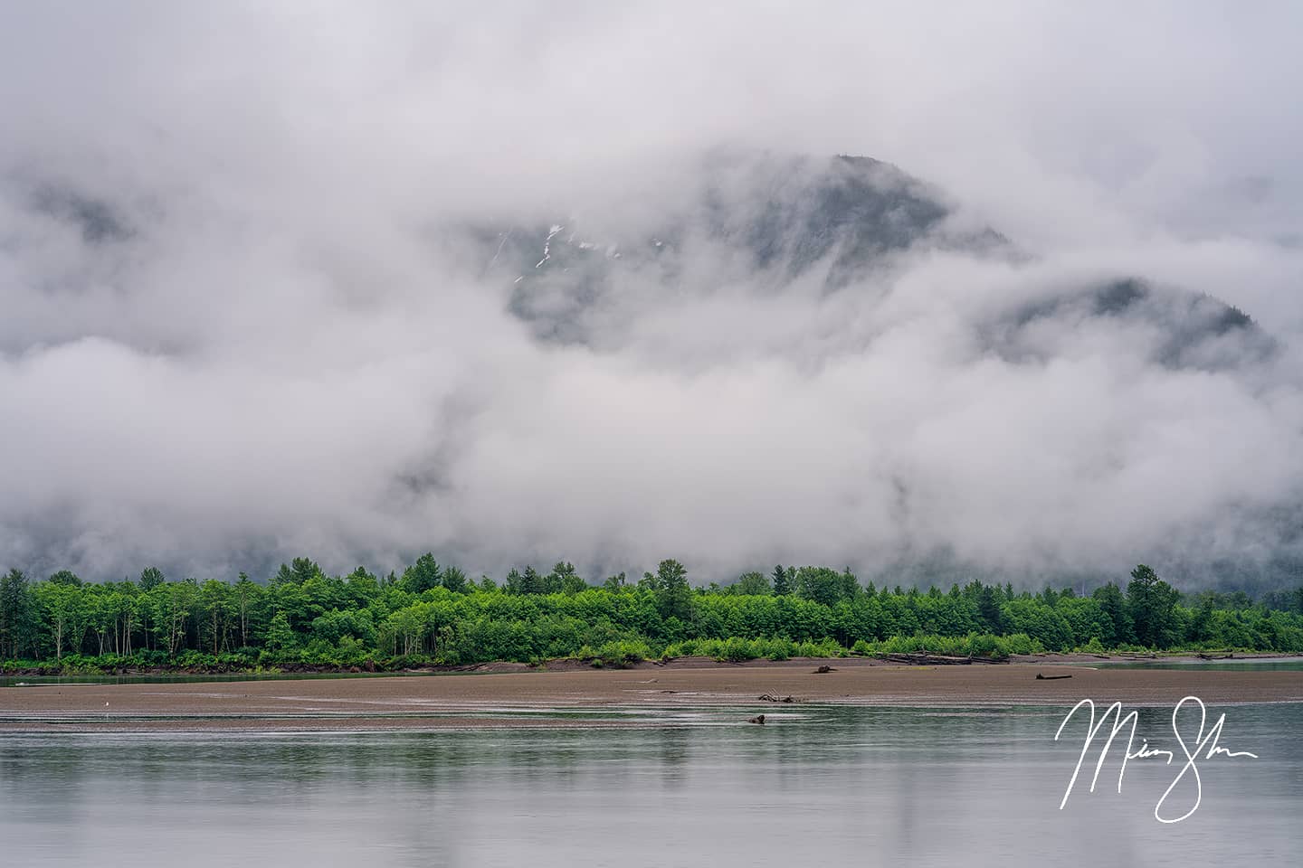 Moody Skeena River - Skeena River, British Columbia, Canada