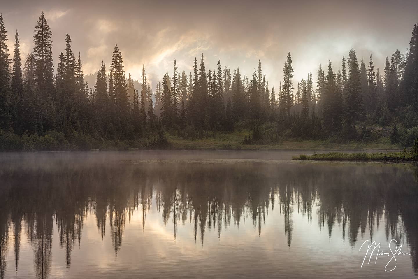 Morning at Reflection Lake - Reflection Lake, Mount Rainier National Park, Washington