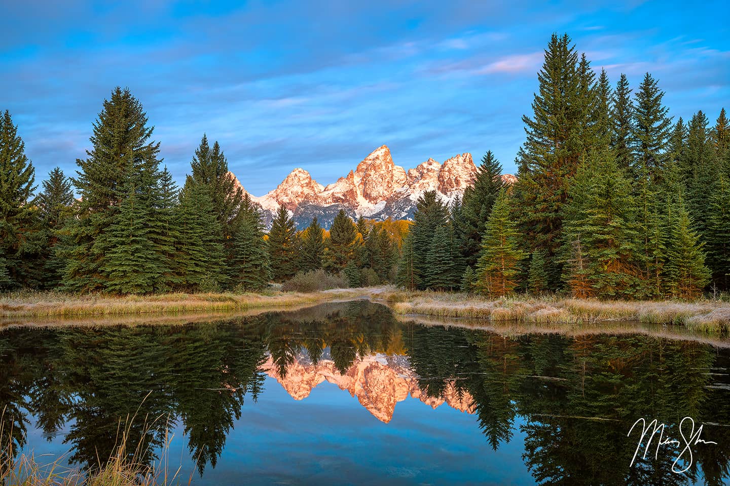 Schwabacher Landing Sunrise - Schwabacher Landing, Grand Teton National Park, Wyoming