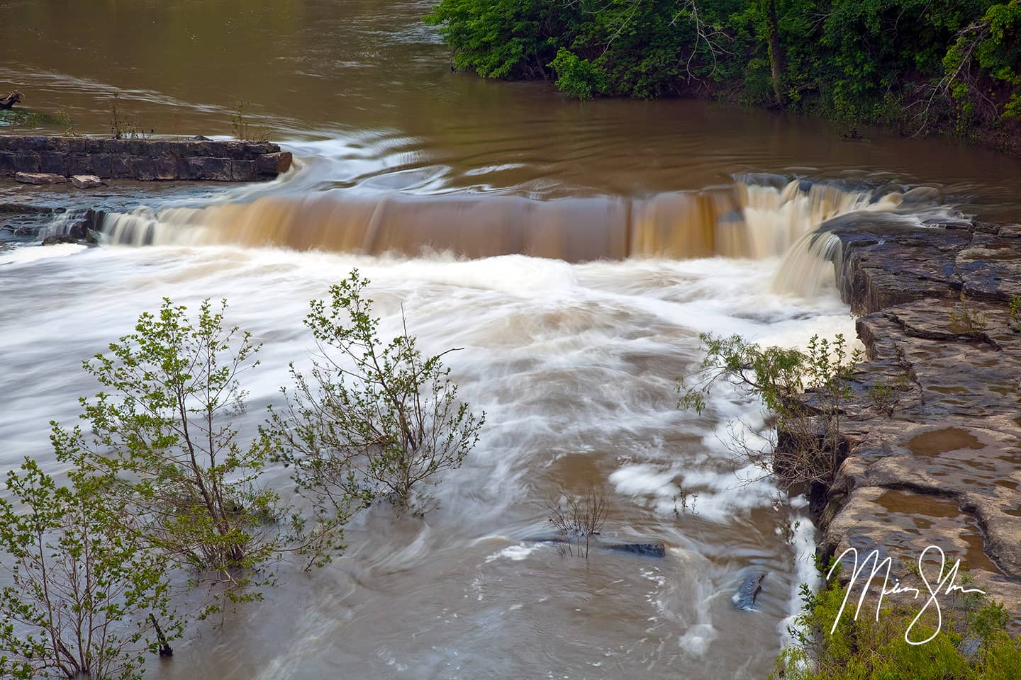 Muddy Elk Falls - Elk Falls, Kansas