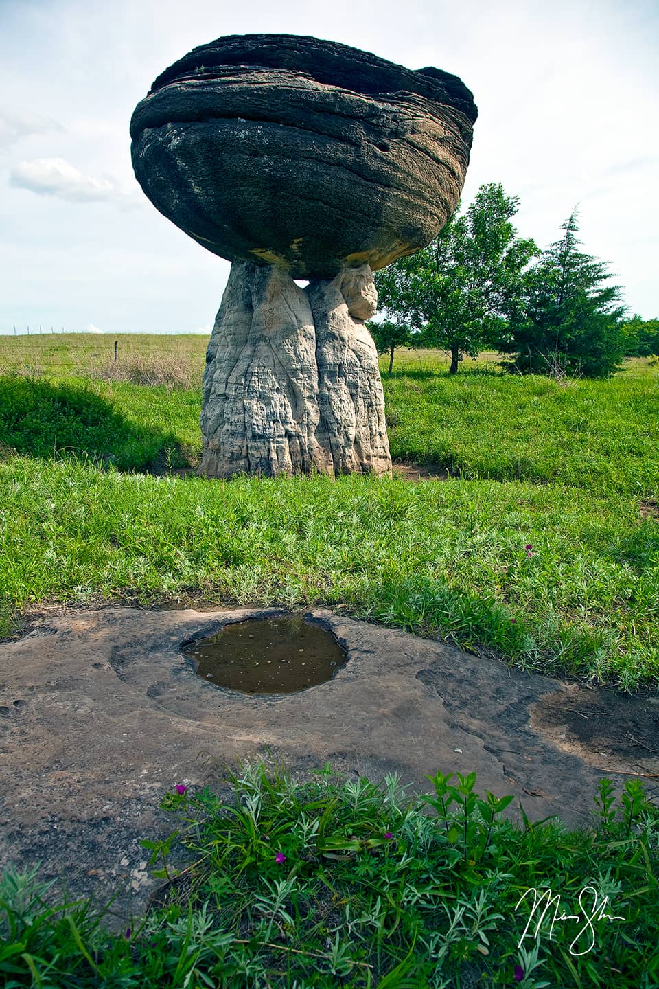 Mushroom Rock - Mushroom Rock State Park, Kansas