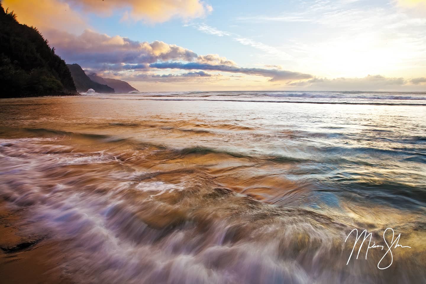 Napali Coast Rush - Ke'e Beach, Napali Coast, Kauai, Hawaii