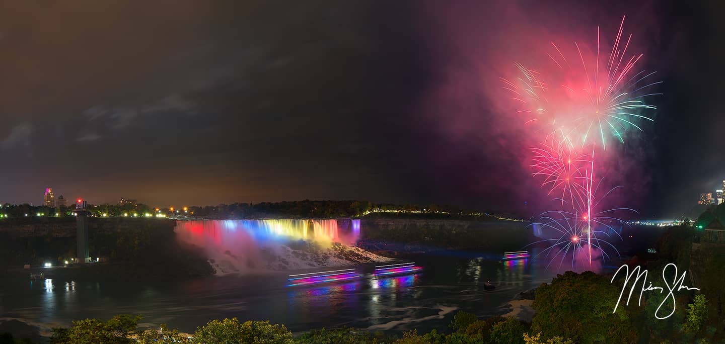 Niagara Falls Fireworks - Niagara Falls, Ontario, Canada