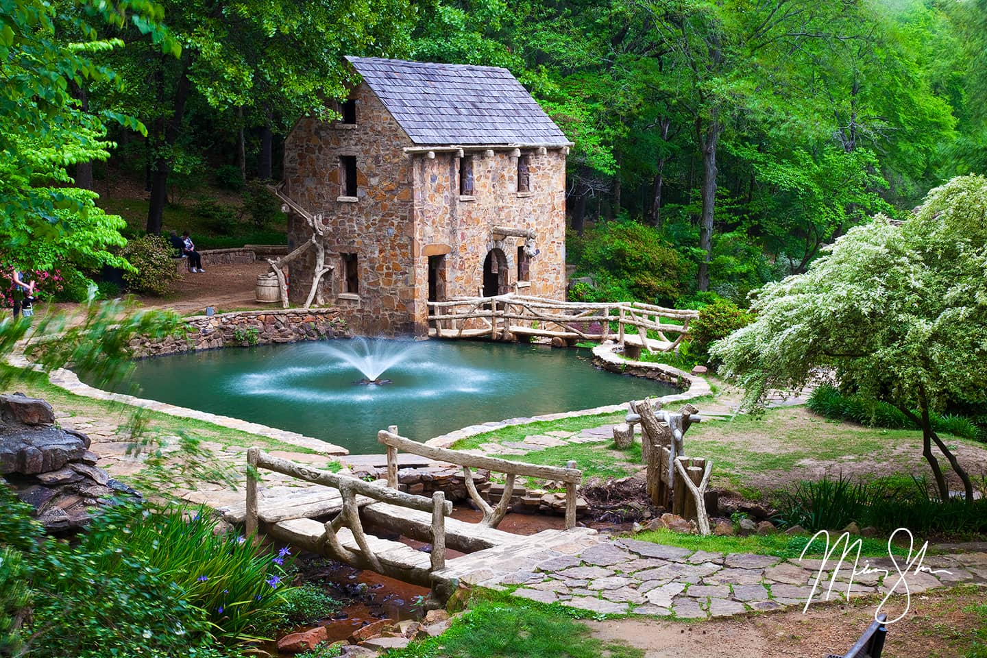 Old Mill Fountain - North Little Rock, Arkansas