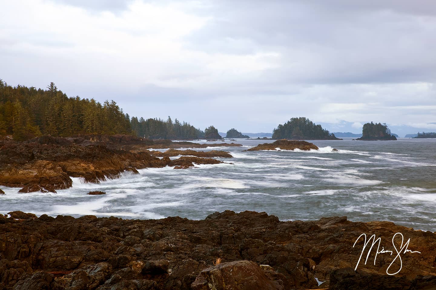 Pacific Rim Coastline - Ucluelet Lighthouse, Ucluelet, Vancouver Island, British Columbia, Canada