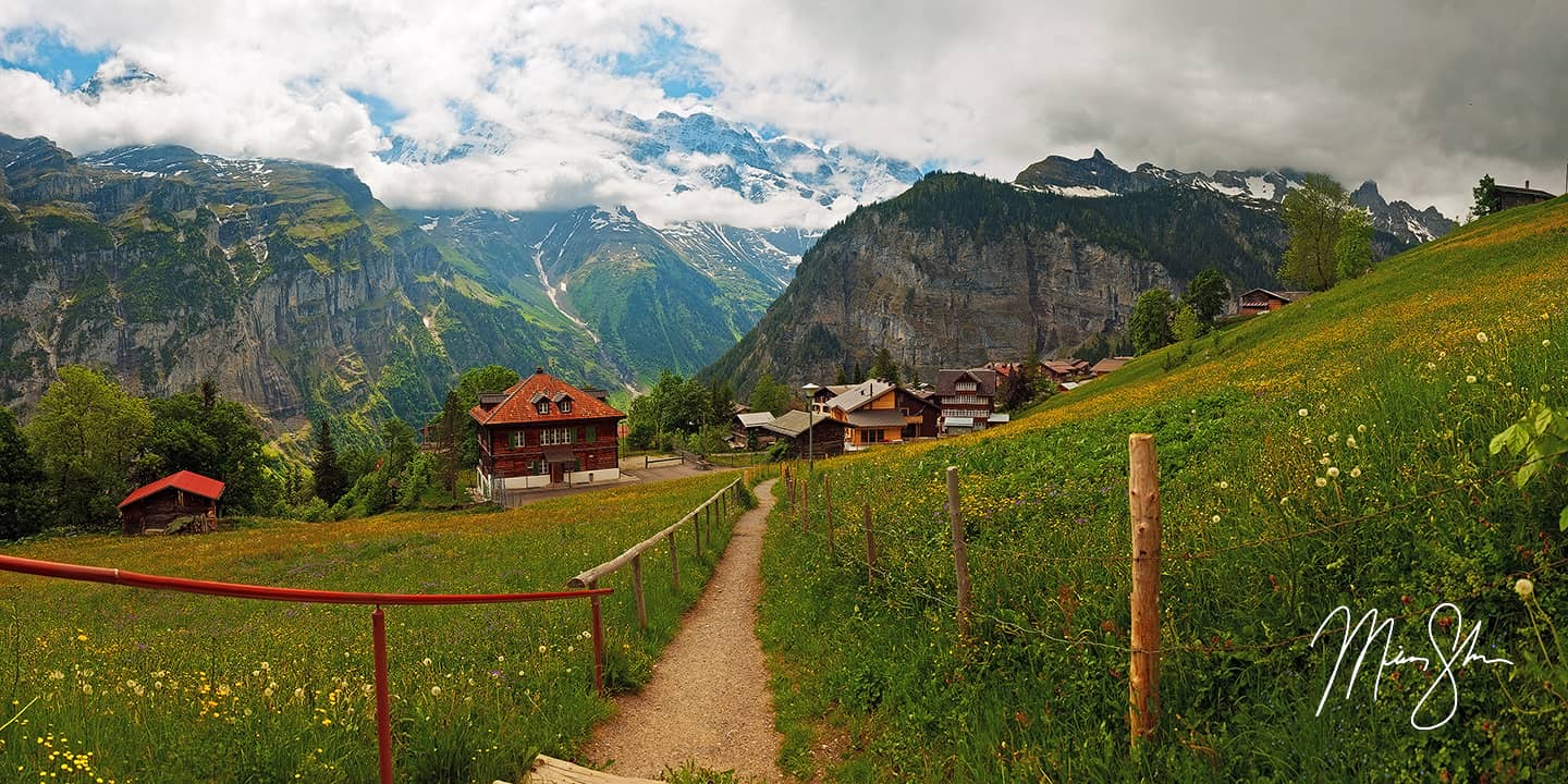 Path to Gimmelwald - Gimmelwald, Switzerland