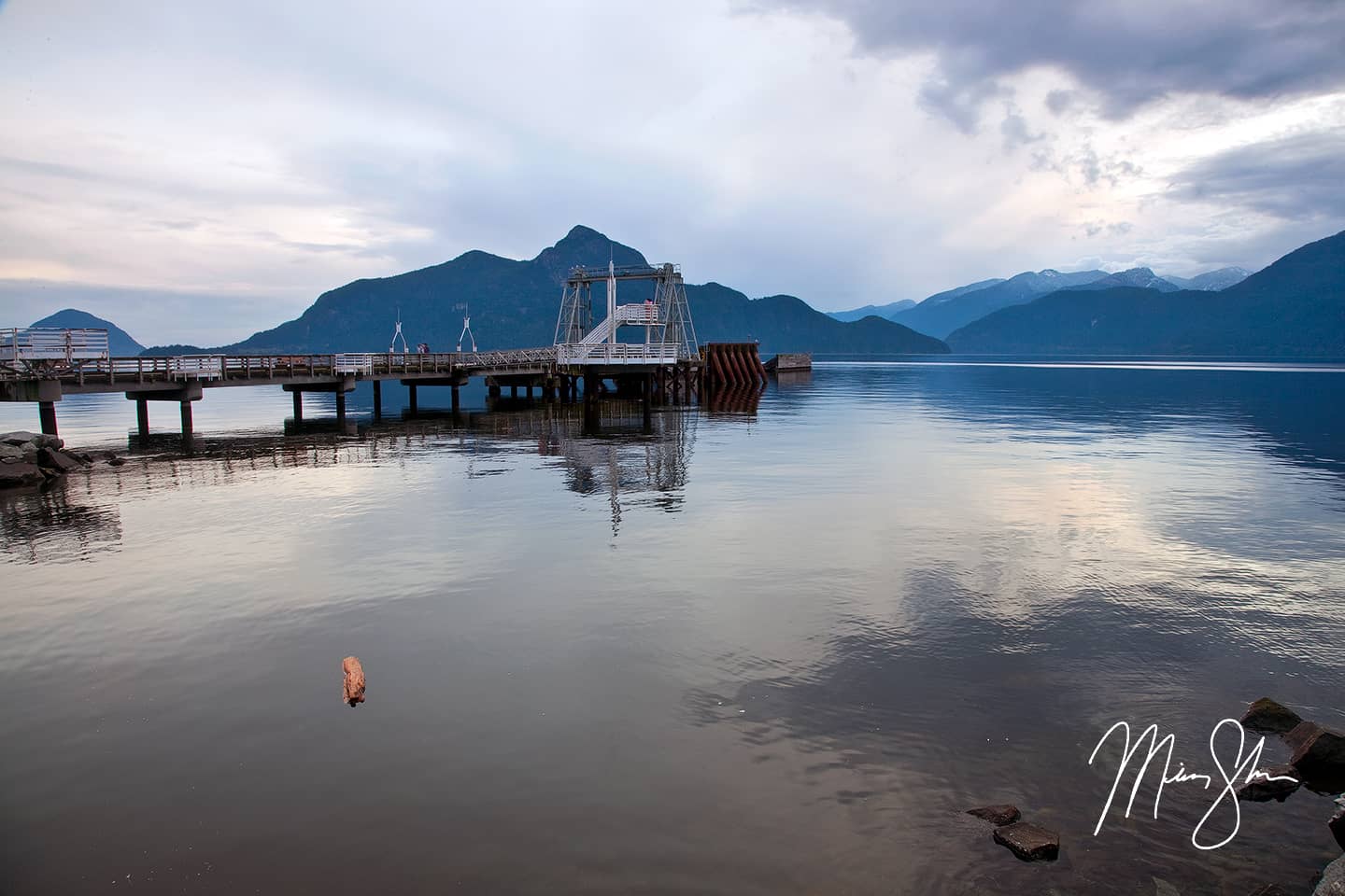 Porteau Cove Sunset - Porteau Cove, Sea to Sky Highway, British Columbia, Canada