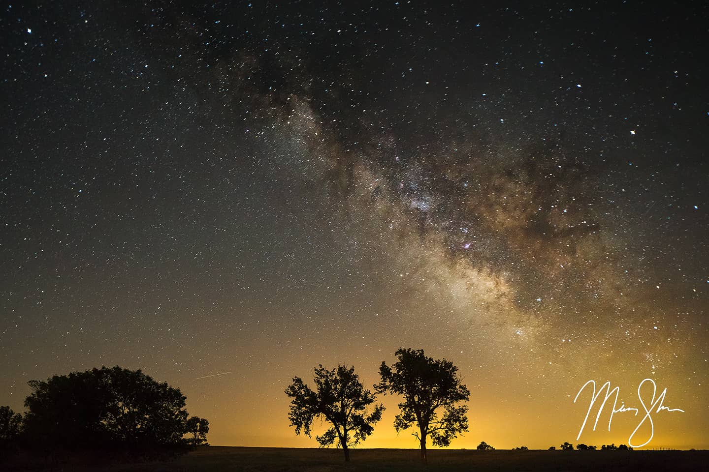 Prairie Trail Milky Way - Near Carneiro, Kansas