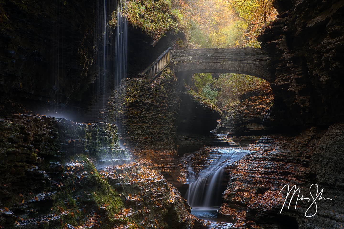 Rainbow Falls of Watkins Glen