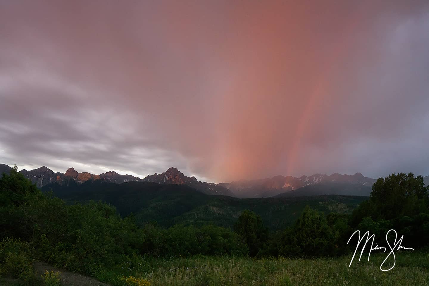 Rainbow Sunrise over Sneffels - Ridgway, Colorado