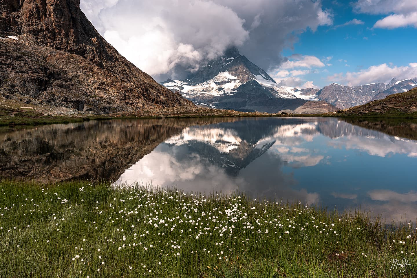 Riffelsee Reflections - Riffelsee, Matterhorn, Zermatt, Switzerland