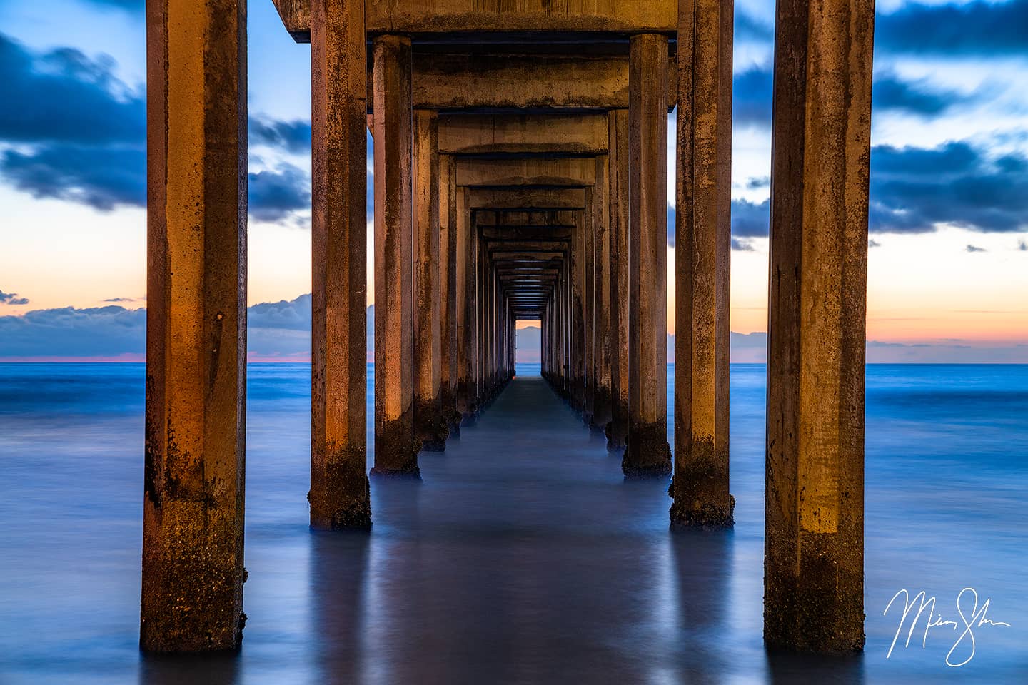 Scripps Pier Twilight - Scripps Pier, La Jolla, California