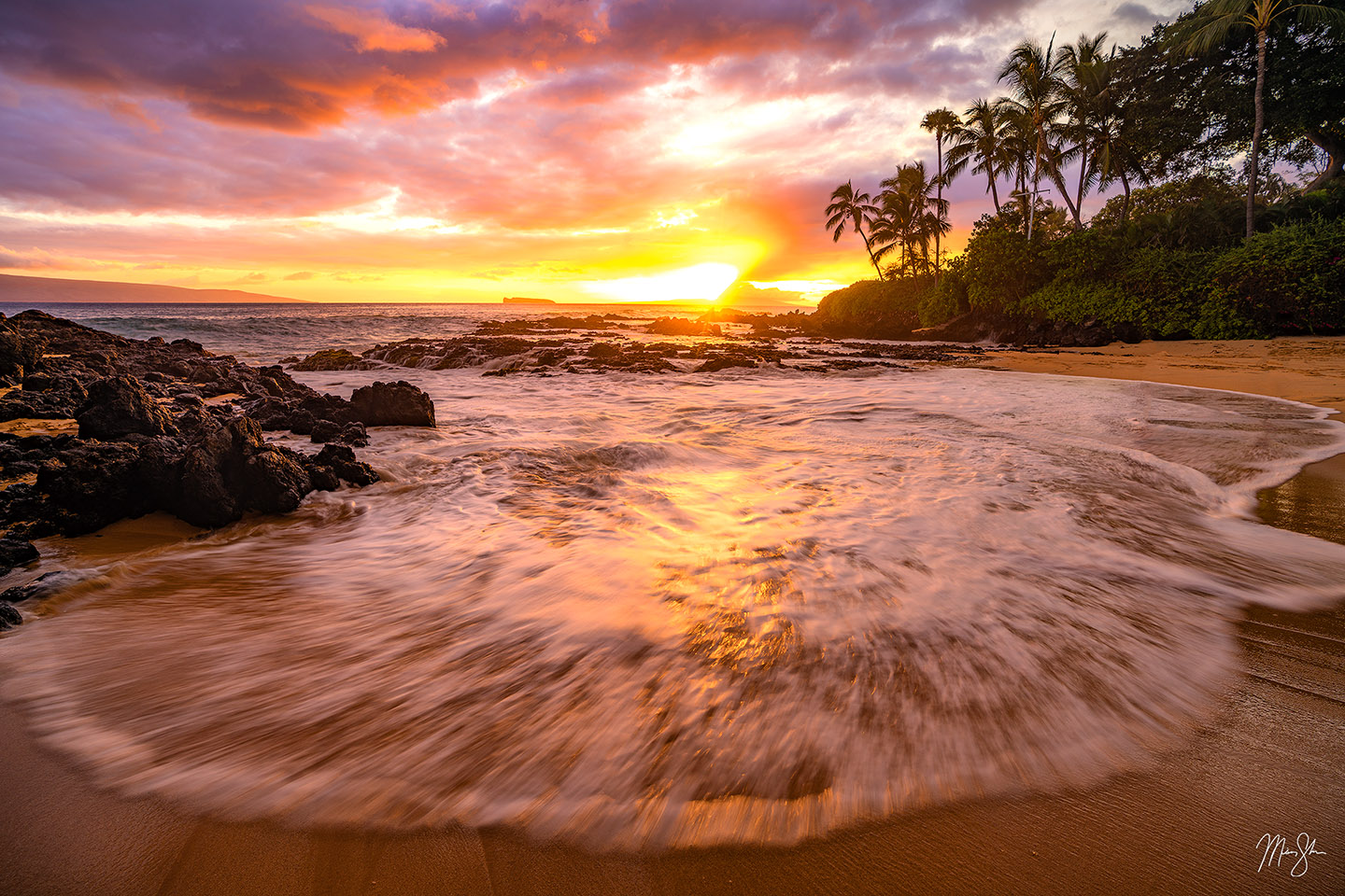 Secret Sunset - Secret Beach, Maui, Hawaii