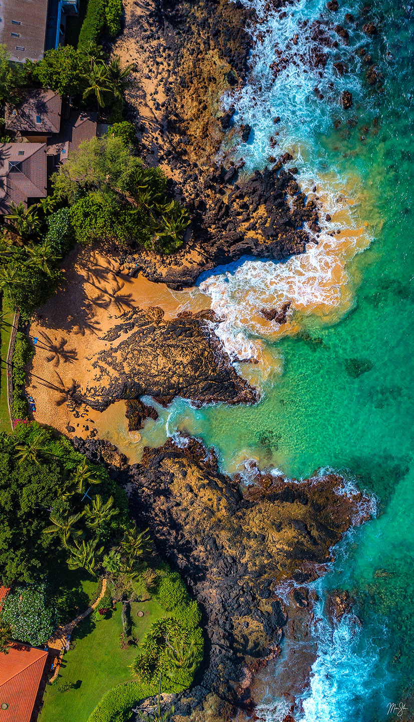 Secrets From Above Vertical - Maken Cove, Makena, Maui, Hawaii