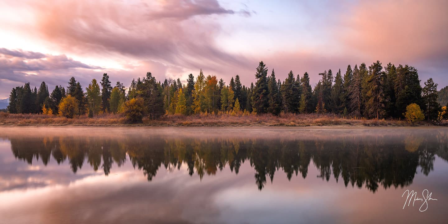 Snake River Autumn Reflections - Oxbow Bend, Grand Teton National Park, Wyoming