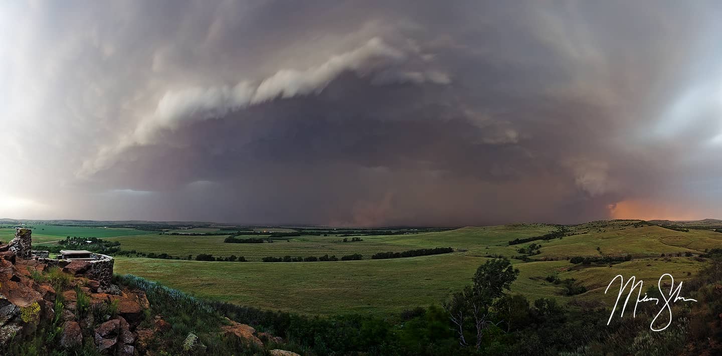 Stormy Coronado Heights Panorama