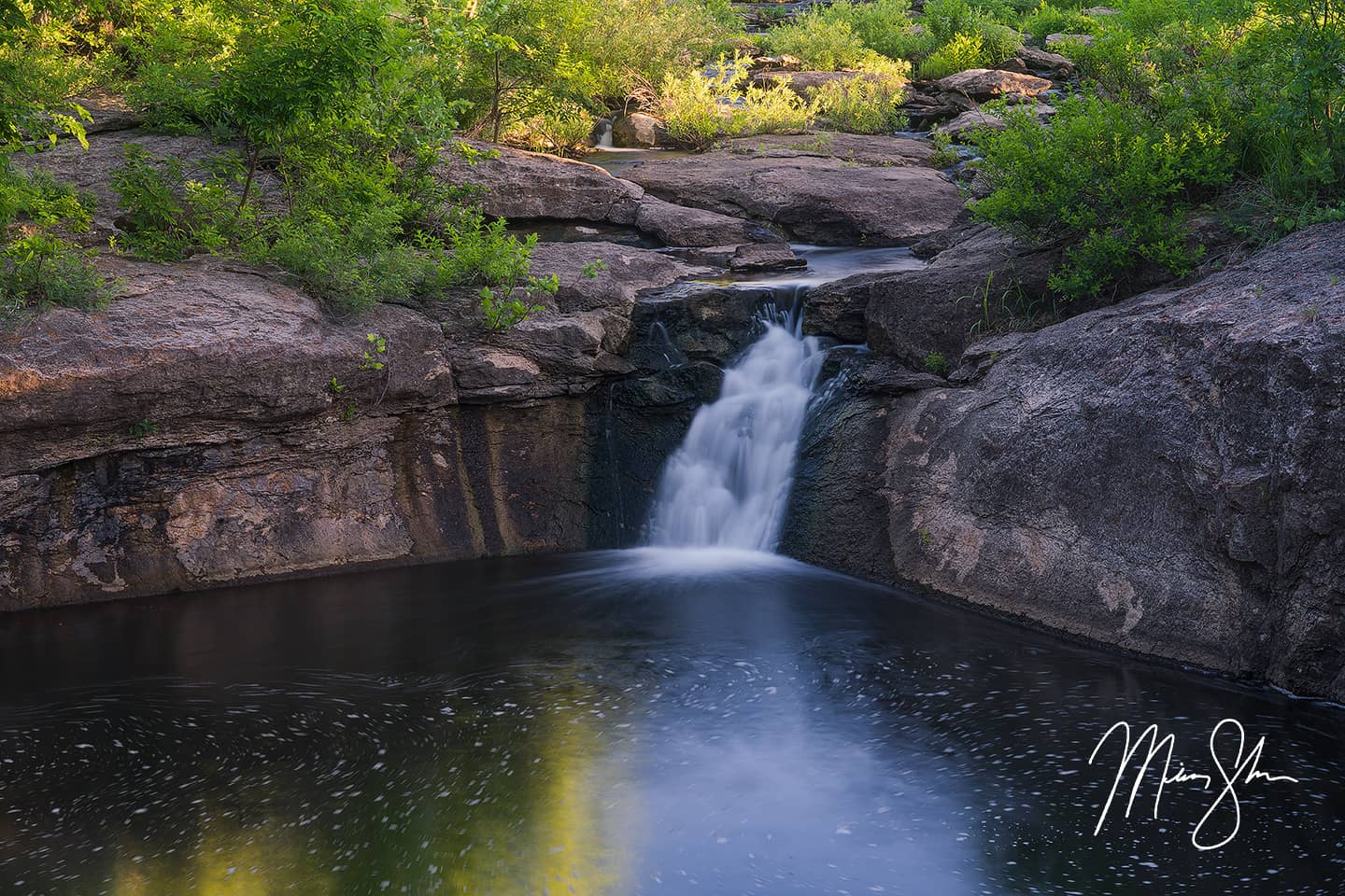 Summer at Butcher Falls - Butcher Falls, Sedan, Kansas