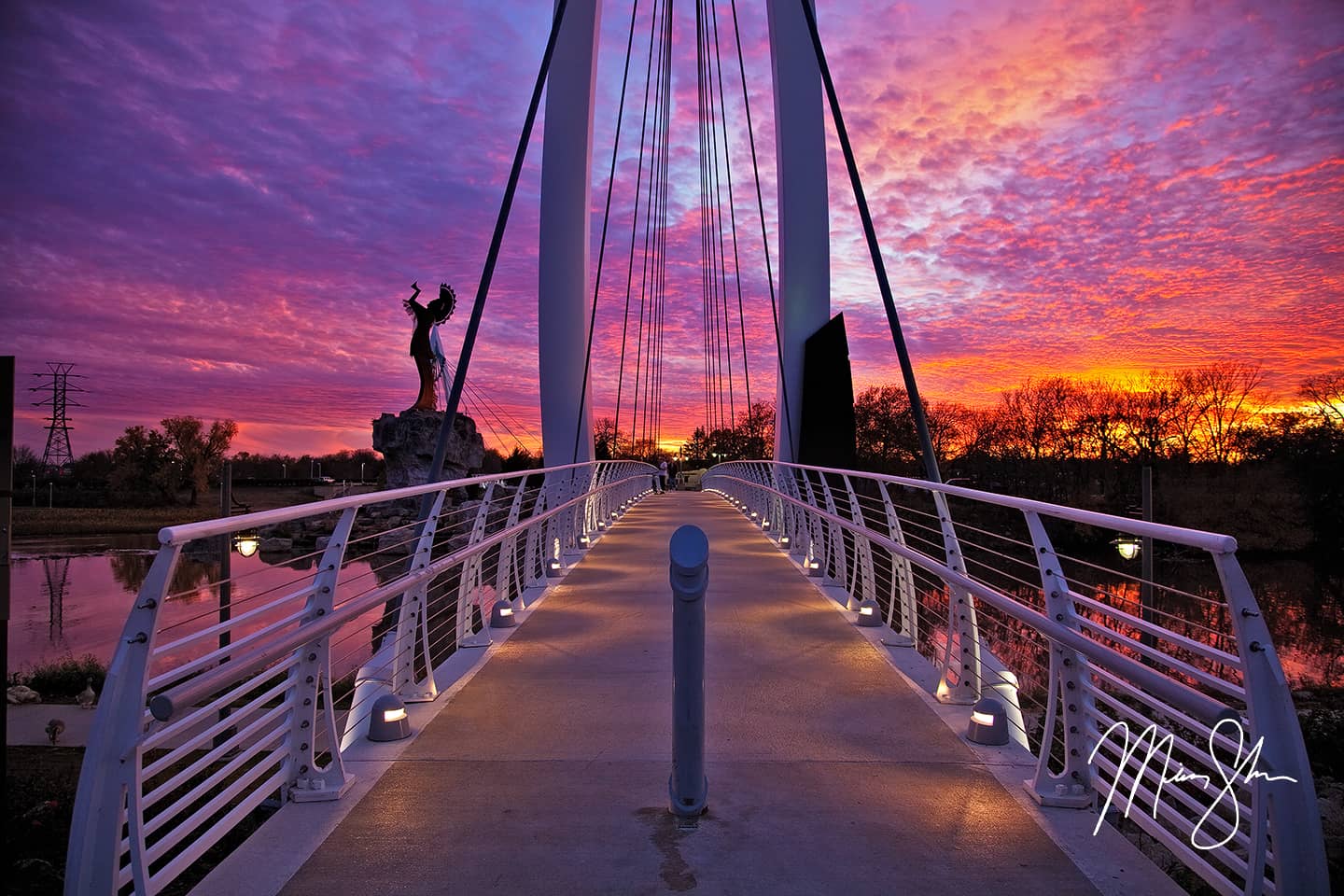 Sunset Bridge - Wichita, Kansas