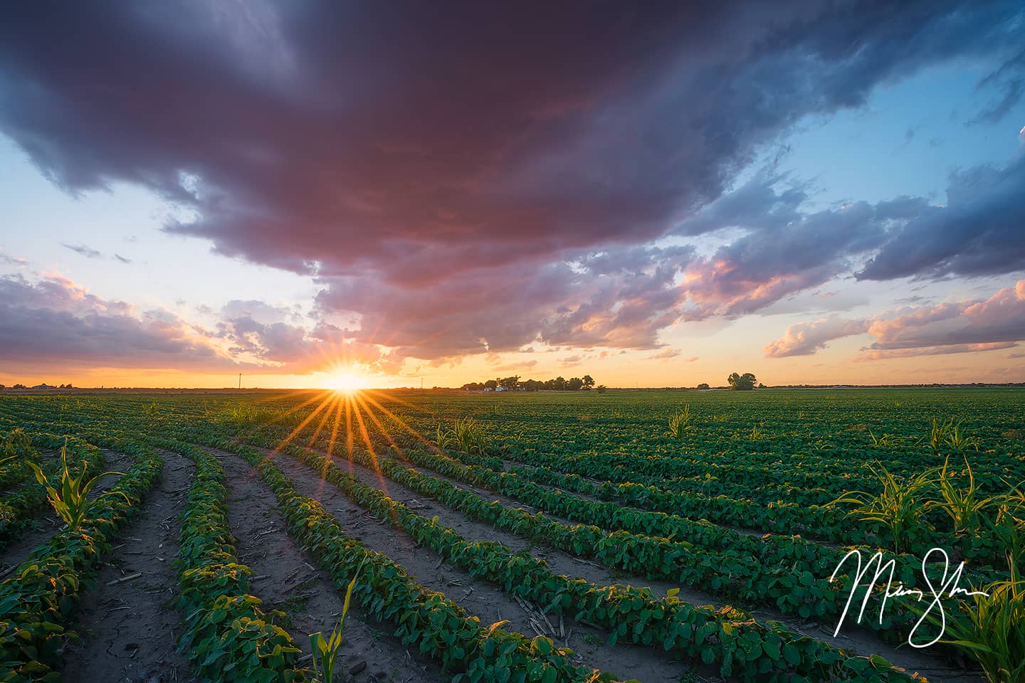 Sunset over the American Heartland - Wichita, Kansas