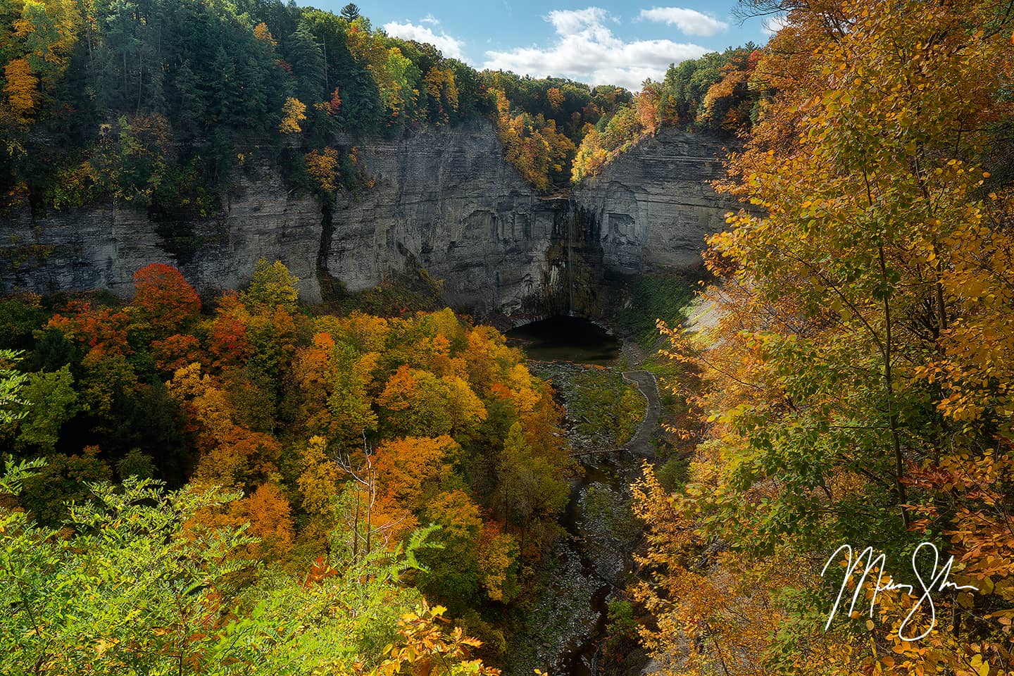 Taughannock Falls Autumn - Taughannock Falls State Park, New York