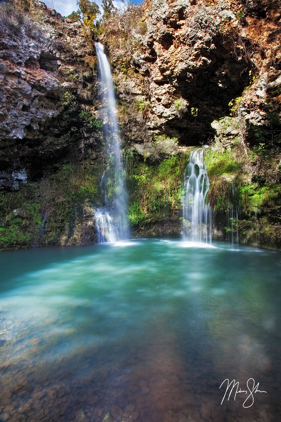 The Colors of Natural Falls