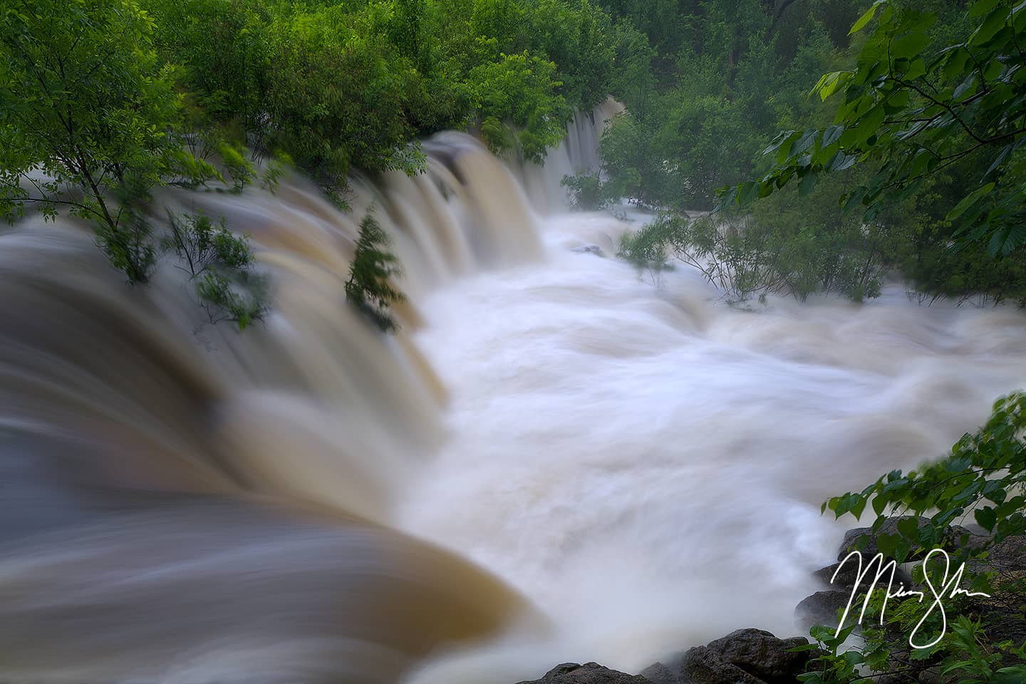 The Floodgates Opened - Santa Fe Lake, Augusta, KS