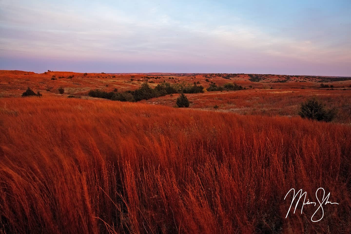 The Landscape of Gypsum Hills - Gypsum Hills, Kansas