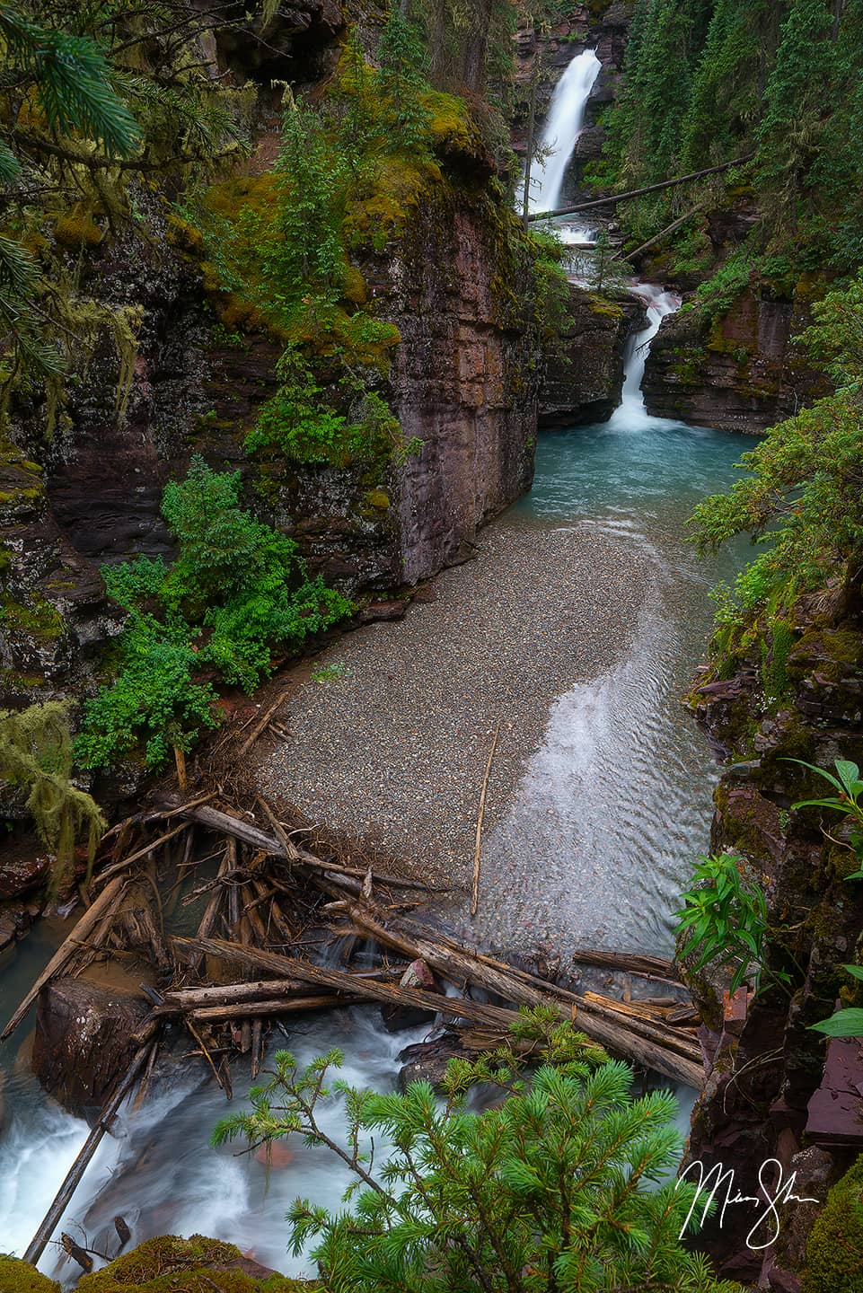 The Waterfalls of South Fork Mineral Creek - South Fork Mineral Creek, Silverton, Colorado