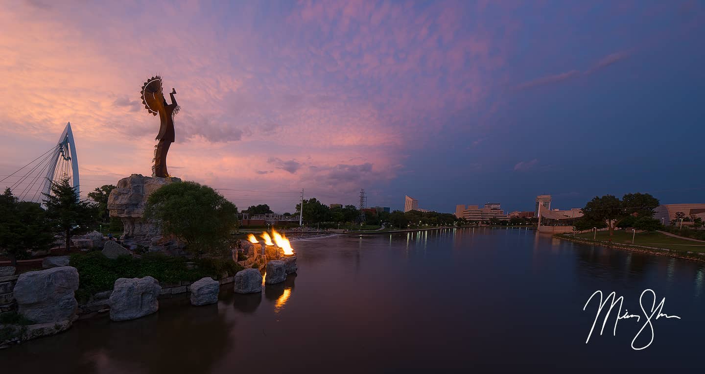 This is Wichita - The Keeper of the Plains, Wichita, Kansas