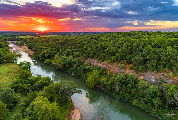 Aerial Ozarks of Kansas