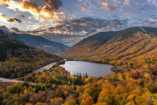 Artist Bluff Autumn Sunrise