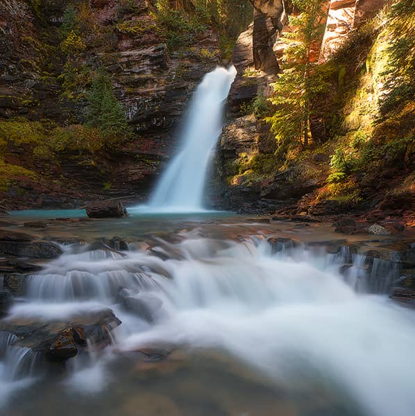 Autumn at South Fork Mineral Creek Falls