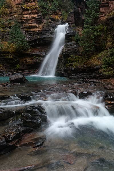 Autumn at South Mineral Creek Falls