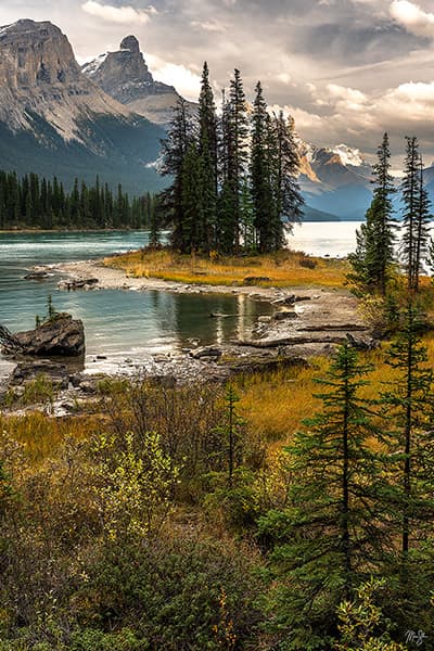Autumn at Spirit Island Vertical